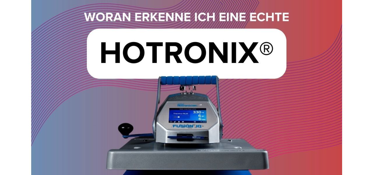 Echte Hotronix Presse