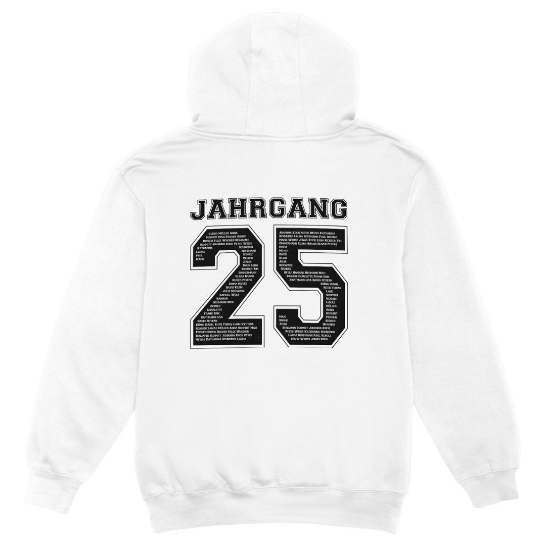 Abschluss Pullover selbst erstellen Hoodie