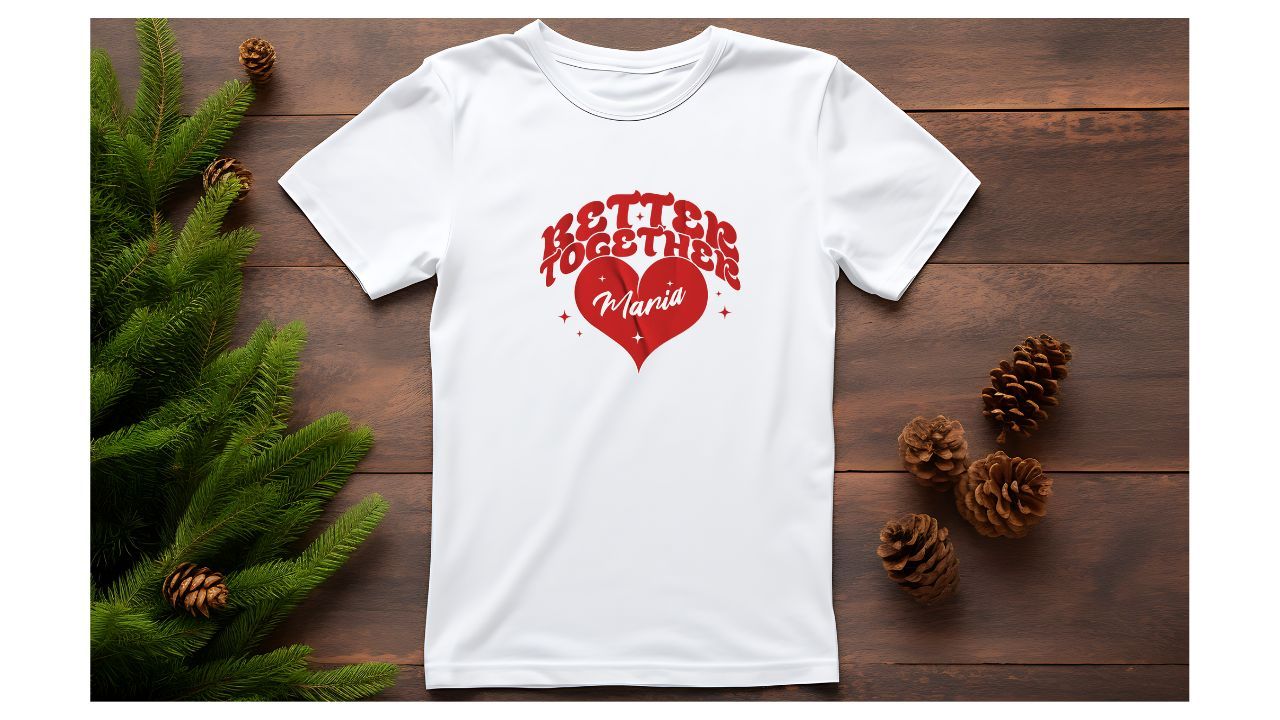 Valentinstag Tshirt Paar Geschenke personalisiert